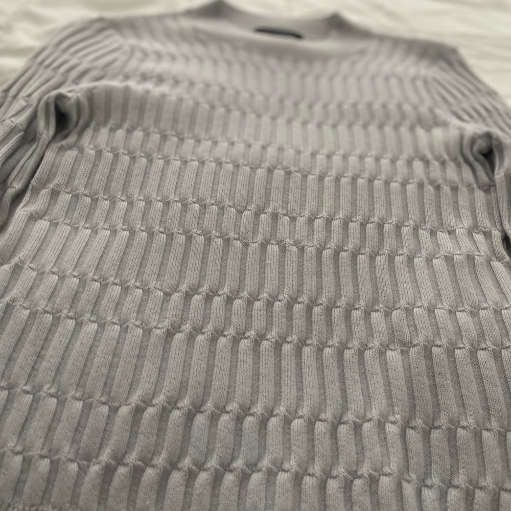 Club Monaco Signature Ribbed Mock Neck Sweater - Picture 9 of 10